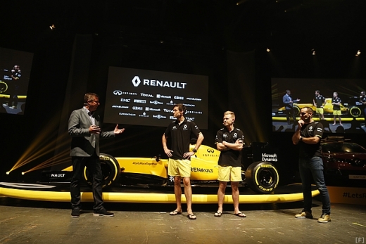 ルノー、「R.S.16」の正式カラーリングお披露目