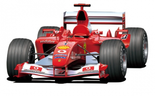 フジミ模型、「フェラーリ F2003-GA」（日本/イタリア/モナコ
