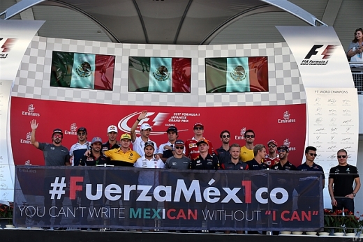 F1ドライバー達、メキシコ大地震で支援呼びかけ