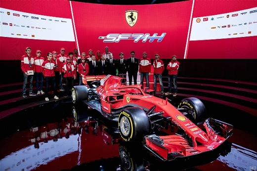 フェラーリ、ニューマシン「SF71H」発表