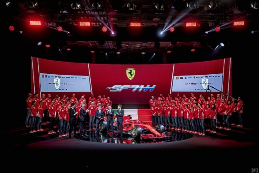 フェラーリ、ニューマシン「SF71H」発表
