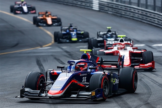 松下信治、F2モナコで2位にはいる活躍