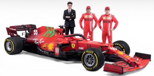 フェラーリ、ニューマシン「SF21」発表
