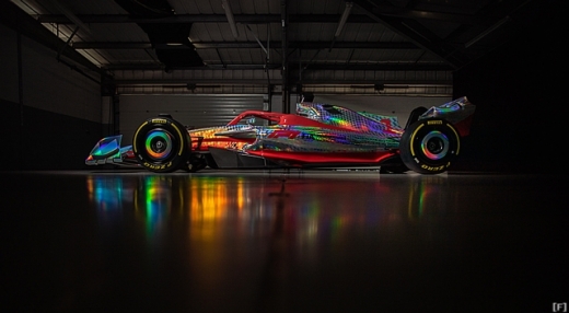 F1、2022年型マシンの実物大イメージモデルを公開