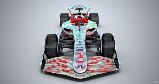 F1、2022年型マシンの実物大イメージモデルを公開