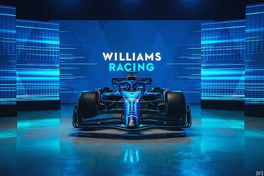 ウィリアムズ、ニューマシン「FW45」のカラーリングを発表
