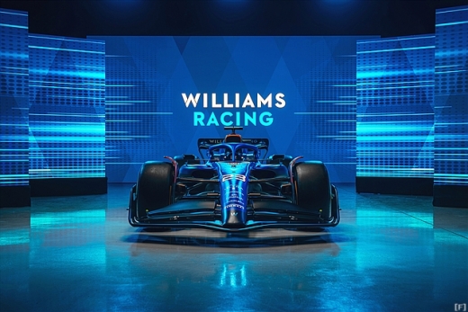 ウィリアムズ、ニューマシン「FW45」のカラーリングを発表