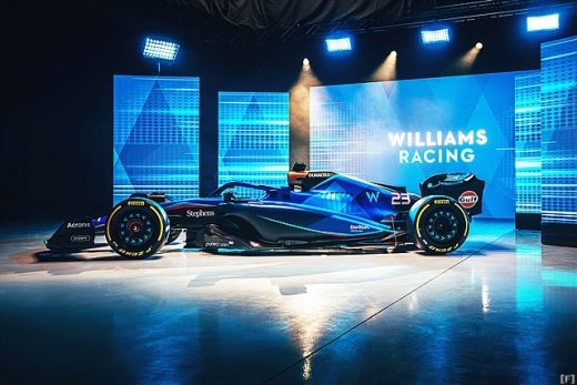 ウィリアムズ、ニューマシン「FW45」のカラーリングを発表