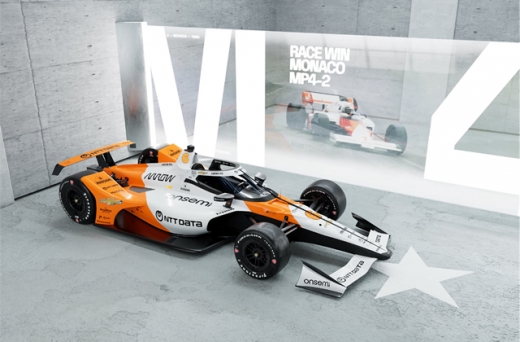 マクラーレン、インディ500でMP4イメージカラーリング | Formula Web