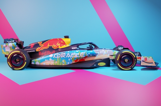 レッドブル、マイアミGPで投入予定のコンペ・カラーリング候補を公表