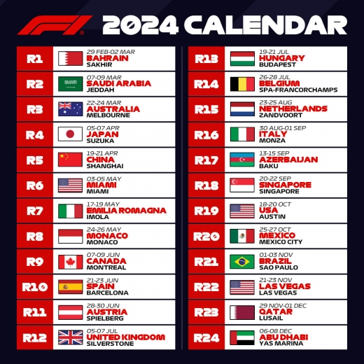 2025年暫定開催カレンダー発表、日本GPは4月上旬開催！ F1News Formula Web F1総合情報サイト