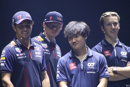 「FORMULA 1 Honda & Red Bull Welcome Event in Tokyo」、フェルスタッペンらが元力士らとコラボ