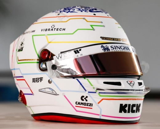周冠宇、母国レースで特別デザインのヘルメット | Formula Web 周冠宇、母国レースで特別デザインのヘルメット | Formula Web