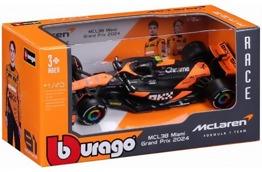 京商、ブラーゴ1/43スケール「マクラーレン MCL38」発売