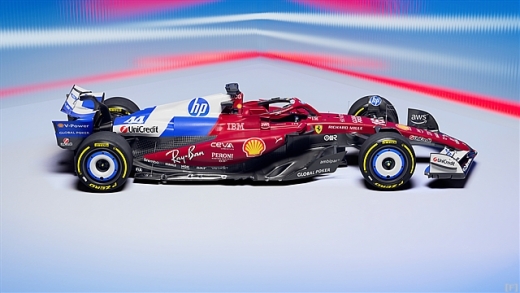 フェラーリ、マイアミGPでHPとコラボした特別カラーリング