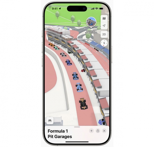 Apple、「Maps」でモンテカルロ市街地コースを再現