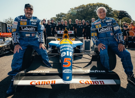 グッドウッド・フェスティバル、最終日はレジェンド・ドライバー達がF1デモ走行を披露