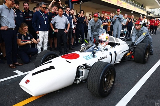 ホンダ、メキシコGPでRA272のF1デモ走行を披露