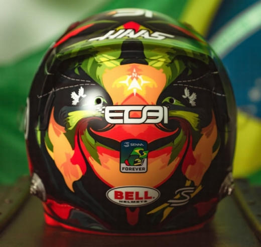 オコン、サンパウロGPでは特別デザインのヘルメット