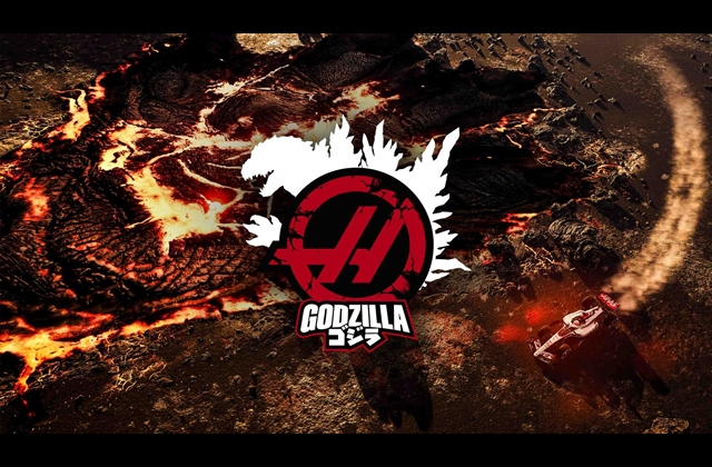 ハース、日本GPで「ゴジラ」とコラボレーション