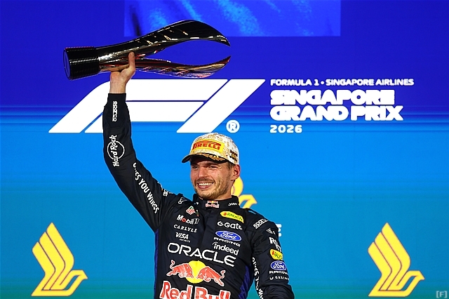 フェルスタッペン、シンガポールでついに優勝できた