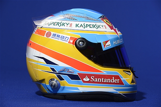 フェルナンド・アロンソ（Fernando Alonso） ヘルメット デザイン