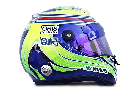フェリペ・マッサ（Felipe Massa） ヘルメット デザイン
