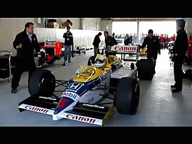 鈴鹿サーキット50周年ファン感謝デー ウィリアムズ・ホンダ FW11（星野一義 ピットアウト）