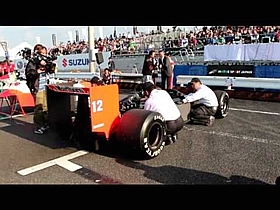 モータースポーツジャパン 2012 マクラーレン・ホンダ MP4/4 エンジン始動