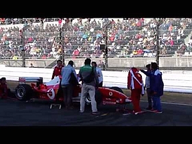 2013 モータースポーツファン感謝デー フェラーリ F2003-GA トラブル