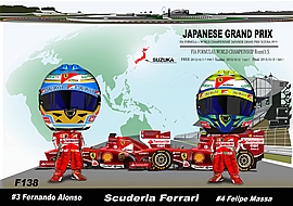 フェラーリ/Ｆ・アロンソ＆Ｆ・マッサ