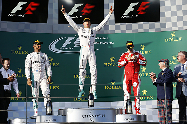 F1ポイントランキング 2016